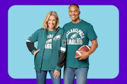NFL Officially Licensed T-Shirt and Full-Zip Hoodie Combo