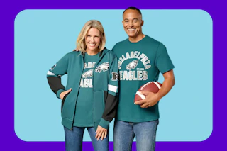 NFL Officially Licensed T-Shirt and Full-Zip Hoodie Combo