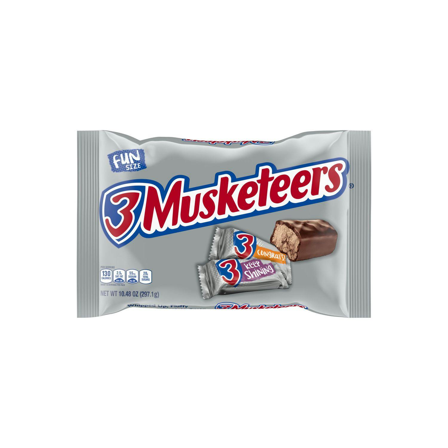 2 3 Musketeers Fun Size Candy Bar Bags