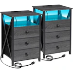 Nightstands with Charging Station