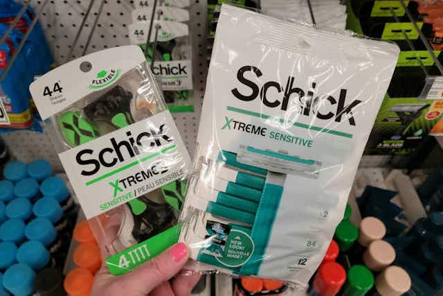 Schick Disposable Razors, Only $0.49 at Kroger card image
