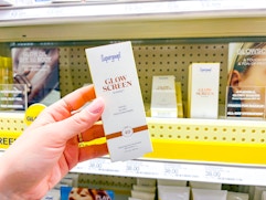 Target Supergoop glowsreen tinted sunscreen