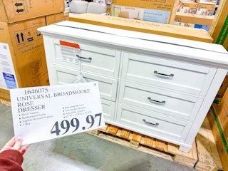 costco universal broadmoore rose dresser clearance