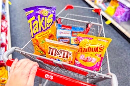 M&M's, Takis, Starburst, and More Snacks Are BOGO Free at CVS card image