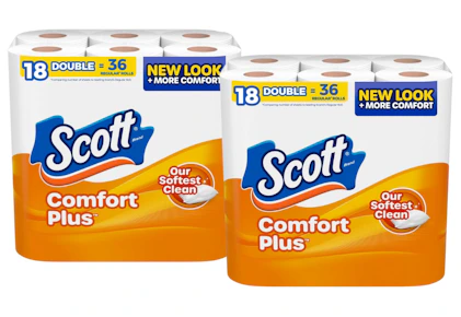 2 Scott Toilet Paper Packs
