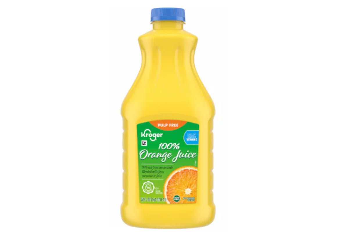 Kroger Orange Juice Bottle