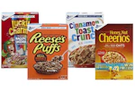 4 General Mills Cereal Boxes