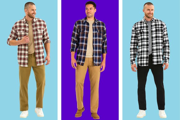 Not a Drill: Shop Top-Rated Men's Flannel Shirts From $5.97 at Walmart