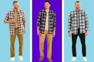 Walmart George men's flannel shirt