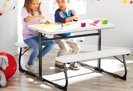 walmart your zone kids picnic table