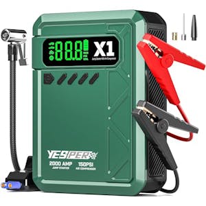 Jump Starter With Air Compressor