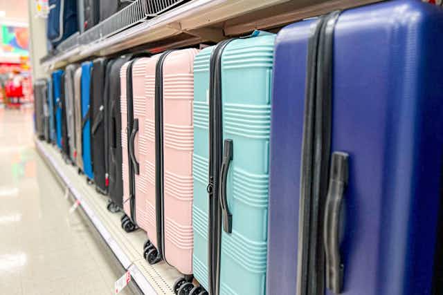 Luggage, as Low as $18.99 at Target — Dopp Kits, Hardsides, and More card image