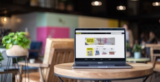 a macbook with the dollar general website opened on it