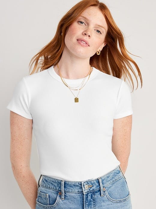 Old Navy Women's Snug Crop T-Shirt