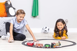 This Kids’ Electric Train Track Play Set Is Only $10 at Walmart (Reg. $43) card image