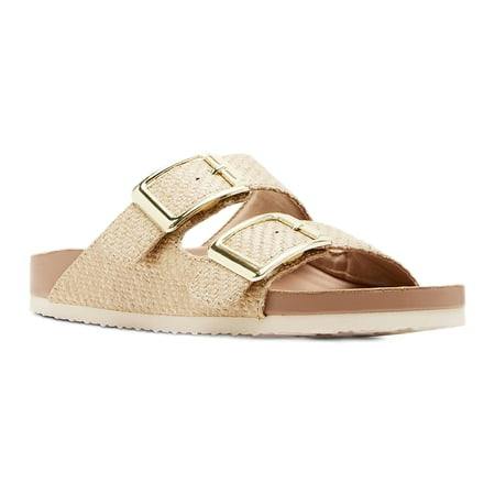 Women's Buckle Footbed Sandals