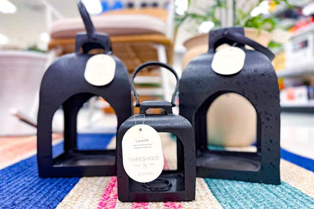 Outdoor Lantern Candle Holders, as Low as $5.32 at Target (47% Savings) card image