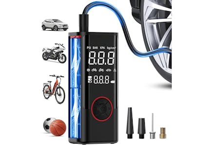 Tire Inflator Portable Air Compressor