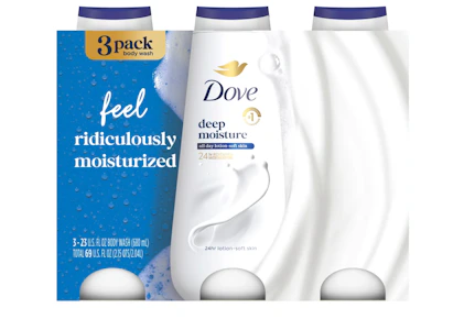 Dove Body Wash 3-Pack