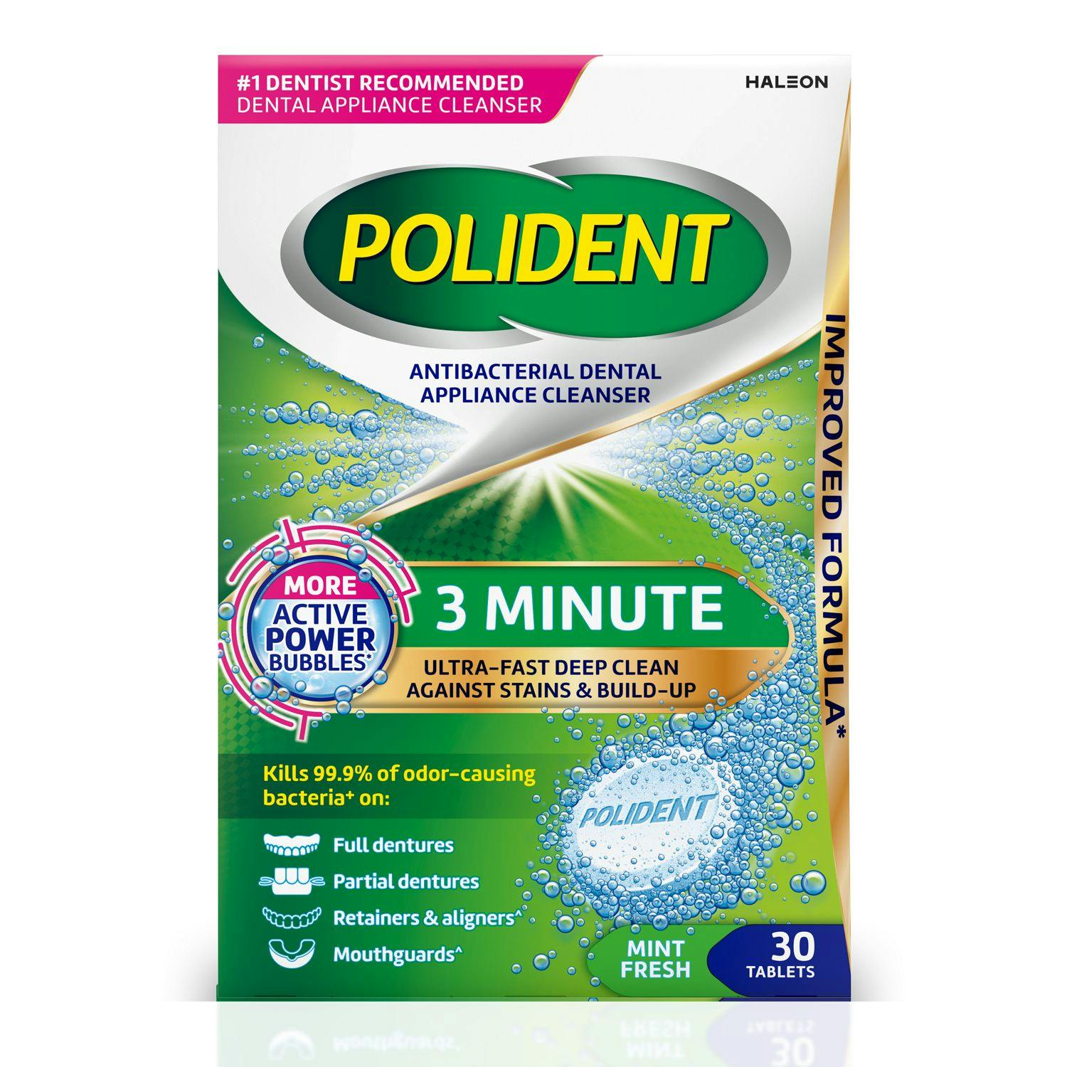 2 Polident Dental Cleanser Tab Boxes