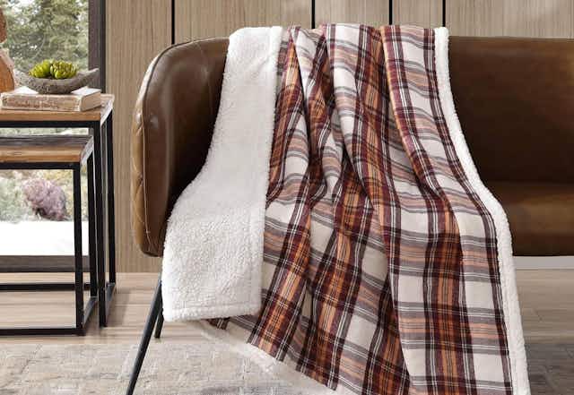 Eddie Bauer Fleece Throw Blankets: Prices Starting at $11.24 on Amazon card image