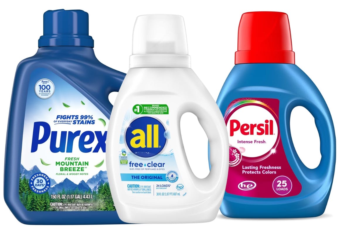 1 Persil + 1 Purex + 1 All