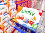 frito lay simply snacks in shopping cart