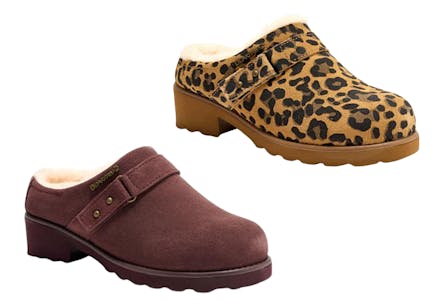 Bearpaw Women's Suede Clogs