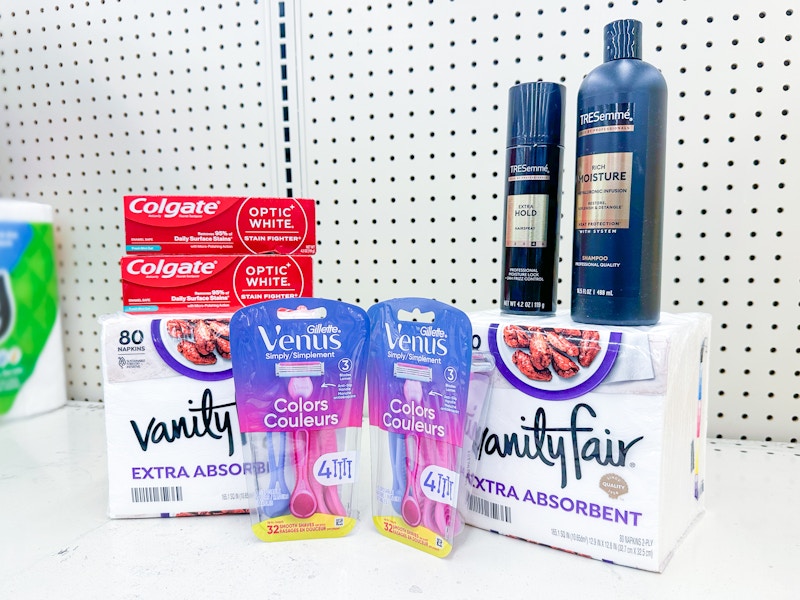 tresemme gillette vanity fair colgate walgreens haul