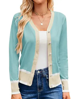 GRACE KARIN Women's Cropped Cardigan