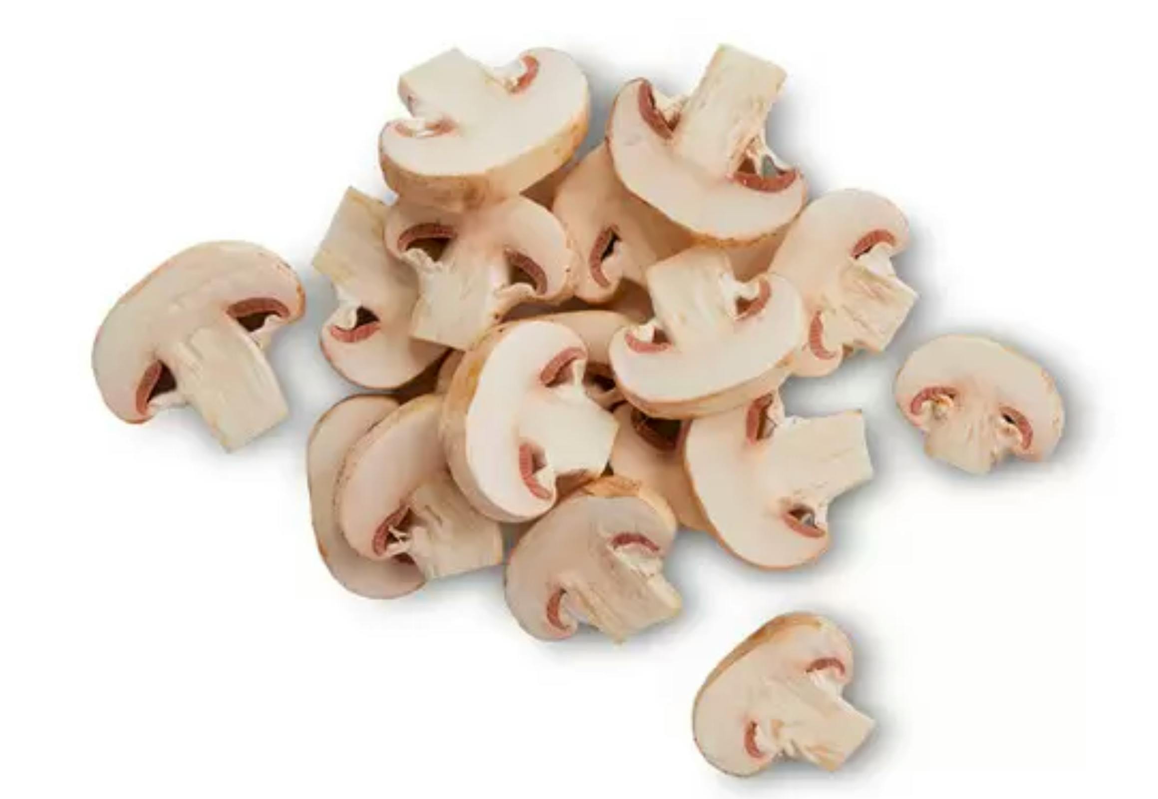 Sliced White Mushrooms