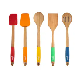 Bamboo Silicone Utensil Set