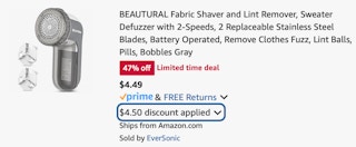 ss fabric shaver