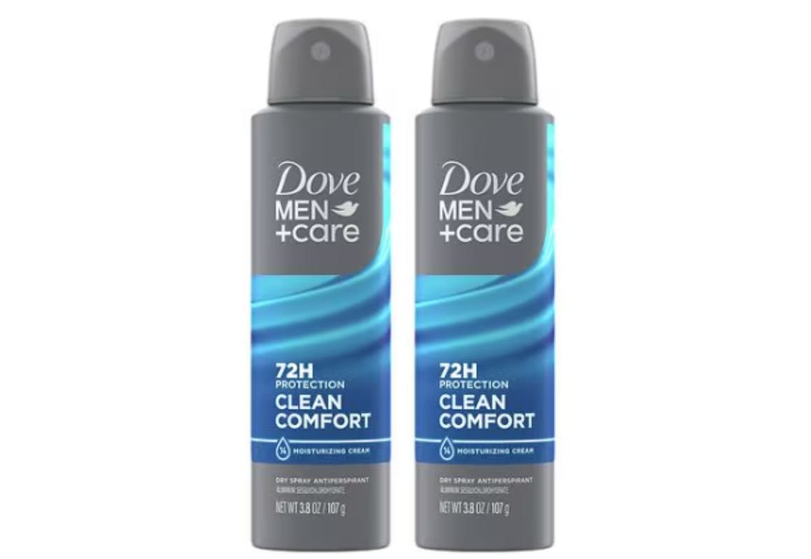 2 Dove Men+Care Dry Sprays