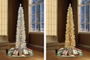 walmart tinsel christmas trees
