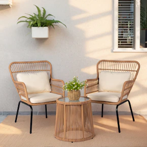 Bay Isle Home Patio Conversation Set