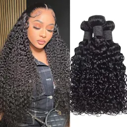 Deep Wave Human Hair Bundles 3-Pack