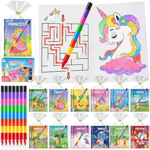 Mini Coloring Books & Crayons