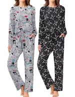 Ekouaer Women's Pajama Set 2-Pack