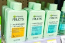 garnier hair filler treatments on a shelf