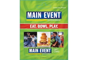 Main Event Entertainment $50 Gift Card