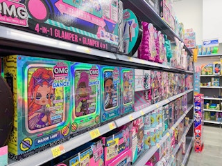 lol surprise toy section of walmart toy deparment