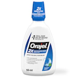 Orajel Antiseptic Mouth Sore Rinse Bottle