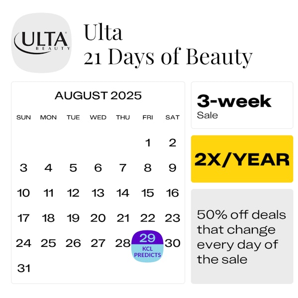 Ulta 21Days of Beauty 2025 start date