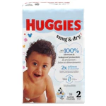 2 Huggies Snug & Dry Diapers Packs