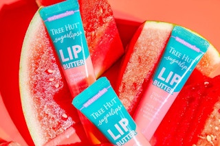 tree hut lip butters on a watermelon