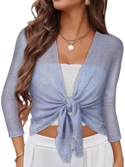 Women's Cropped Cardigan