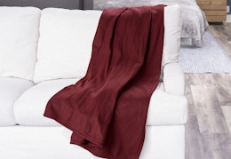 Sunbeam Electric Throw Blanket Clearance, Only $19.97 at Walmart card image