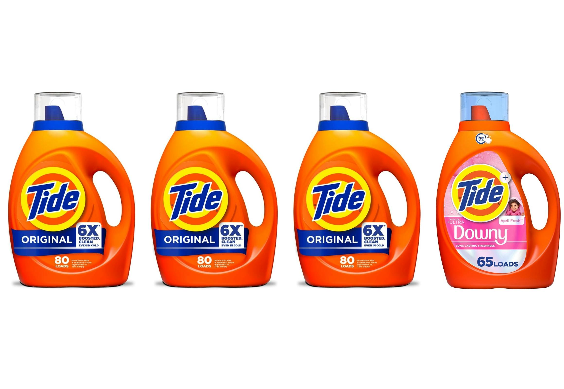 4 Tide Laundry Products