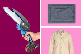 $8 Sheets Set, $26 Mini Chainsaw, and More Online Walmart Clearance Deals card image